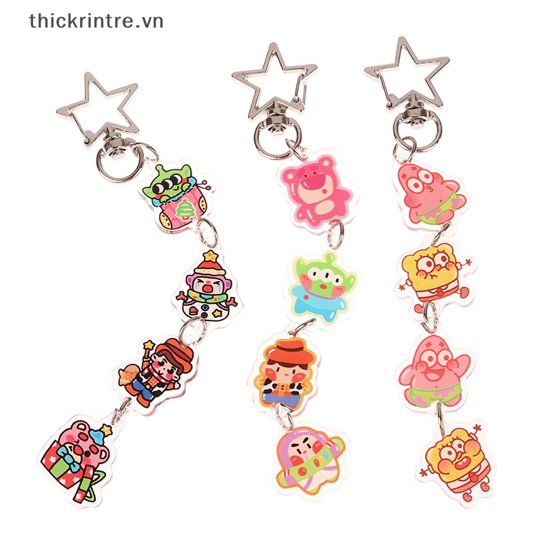 Th Móc Chìa Khóa Bằng acrylic Hình Cậu Bé Bút Chì Sáng Tạo Chống Rơi Kích Thước Nhỏ Bền Bỉ Thích Hợp Làm Quà Tặng vn