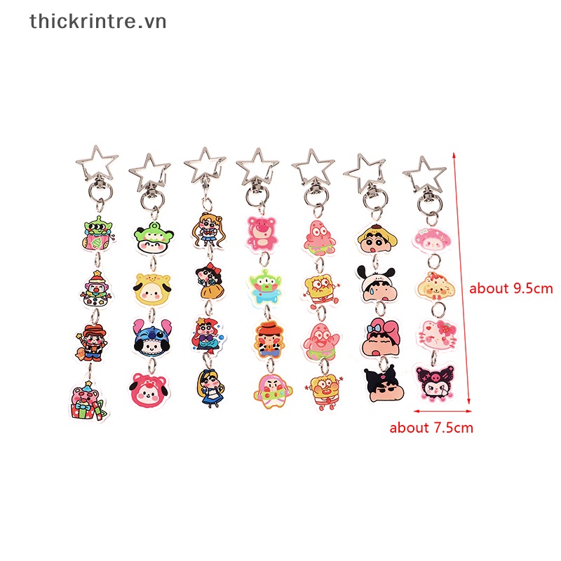 Th Móc Chìa Khóa Bằng acrylic Hình Cậu Bé Bút Chì Sáng Tạo Chống Rơi Kích Thước Nhỏ Bền Bỉ Thích Hợp Làm Quà Tặng vn