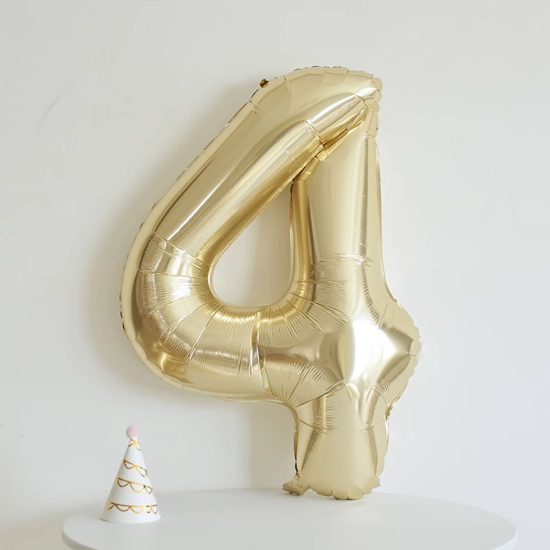 Bong Bóng Hình Số 0-9 40 inch Bằng Lá Nhôm Trang Trí Tiệc Sinh Nhật / Đám Cưới / Sinh Nhật / Kỷ Niệm