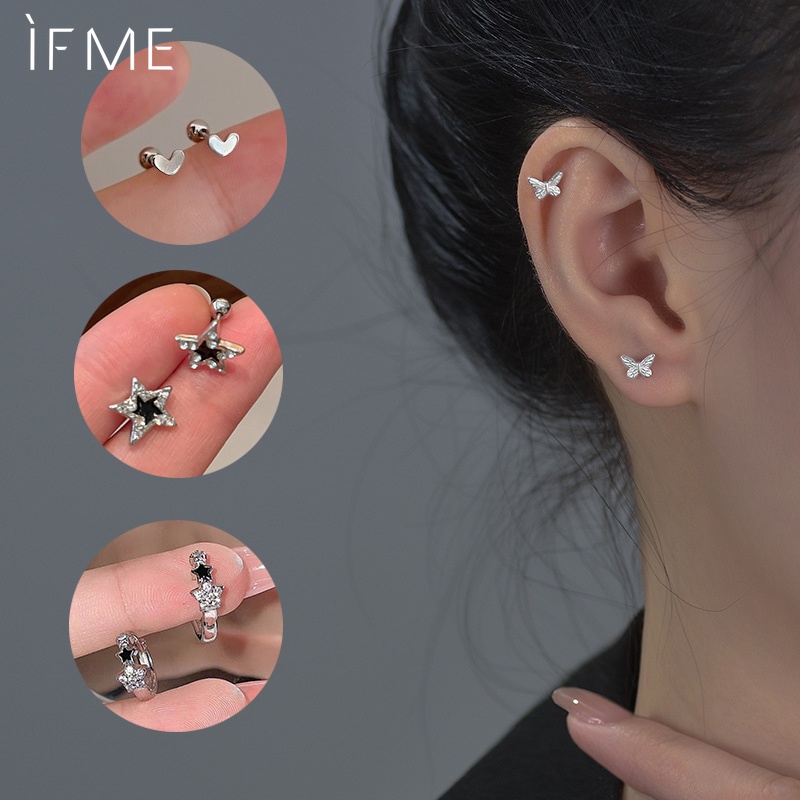 Bộ Khuyên Tai Vòng Đính Đá zircon + Ngọc Trai Phong Cách Cổ Điển Thời Trang Cho Nữ