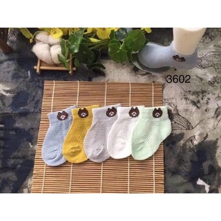 Set 5 đôi tất lưới cho bé-vớ lưới cho bé (0-4 tuổi)