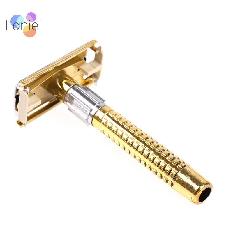 {faniel} Dao Cạo Râu An Toàn Phong Cách retro Có Hộp Đựng Dụng Cụ Cạo Râu M I