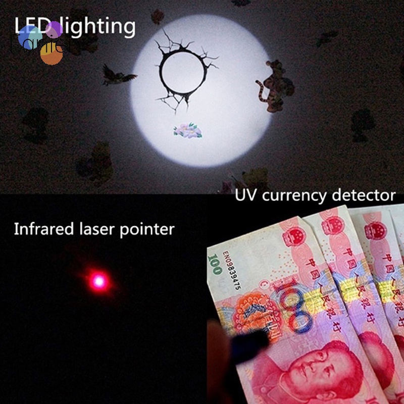 Đèn Pin usb mini 3 Trong 1 Bằng Hợp Kim Nhôm