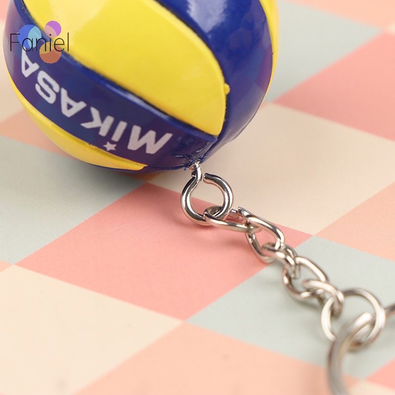 Móc Khóa Bóng Chuyền Quà Tặng Trang Trí Doanh Nhân Quả Bóng Chuyền Bãi Biển Spa M I