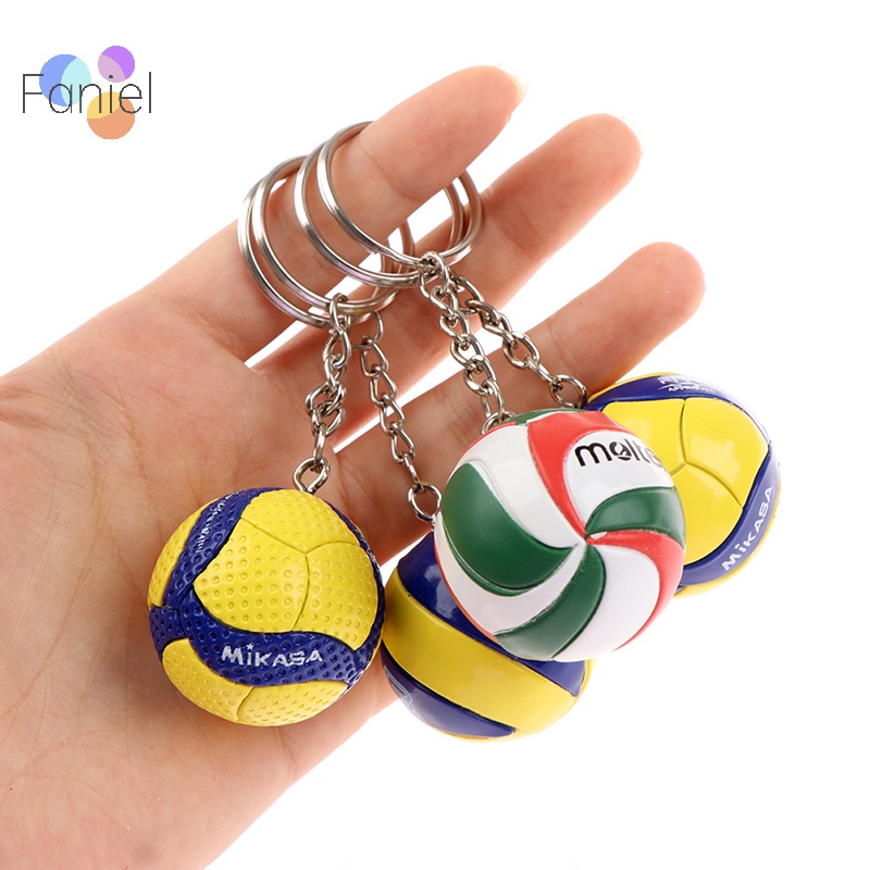 Móc Khóa Bóng Chuyền Quà Tặng Trang Trí Doanh Nhân Quả Bóng Chuyền Bãi Biển Spa M I