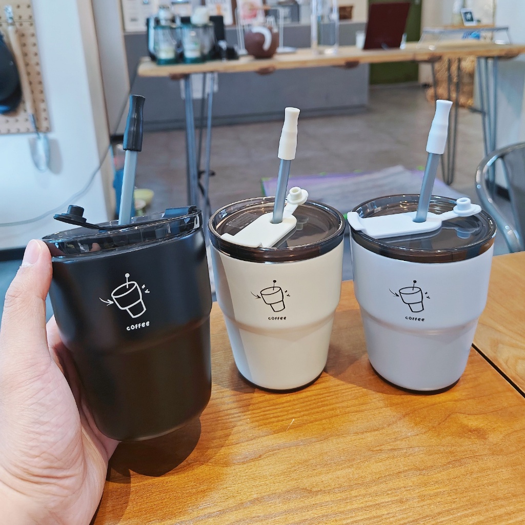 Bình nước bình giữ nhiệt inox 316 khủng long panda dễ thương ILAHUI Phụ kiện và Quà tặng