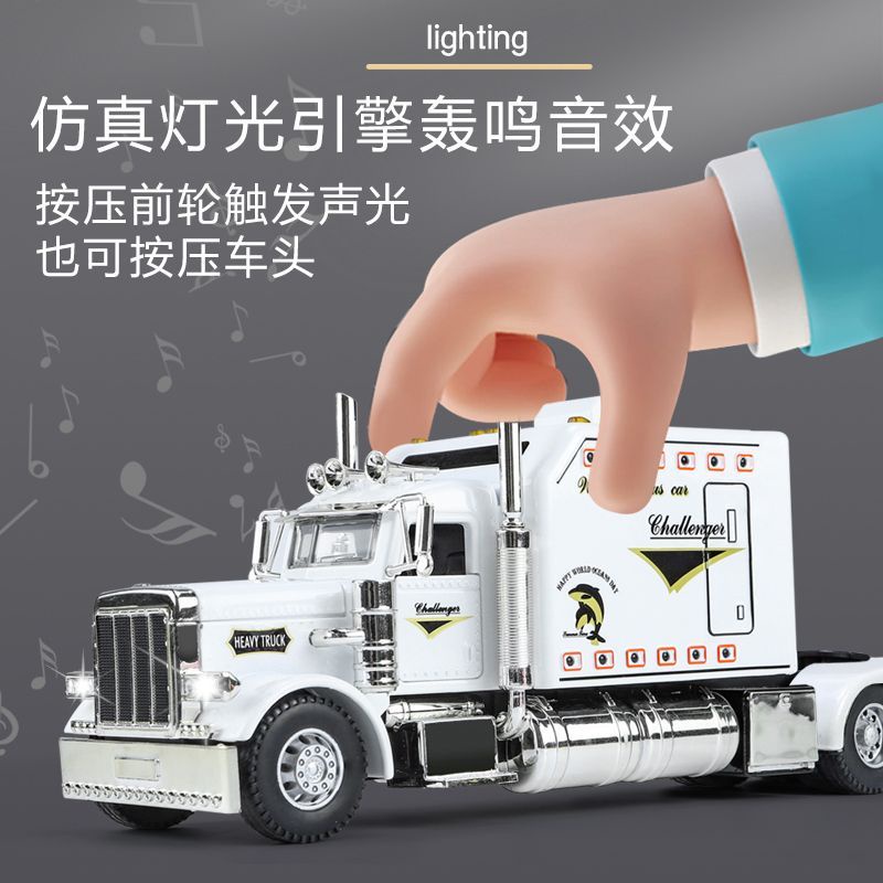 Mô Hình Xe Tải Đồ Chơi Bằng Hợp Kim Cỡ Lớn Mẫu peter bill 389 Dành Cho Bé Trai 84zp