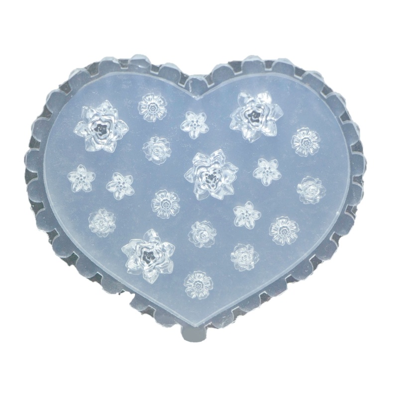 Miss Khuôn Silicon Mềm Chạm Khắc Họa Tiết Trang Trí Móng Tay diy