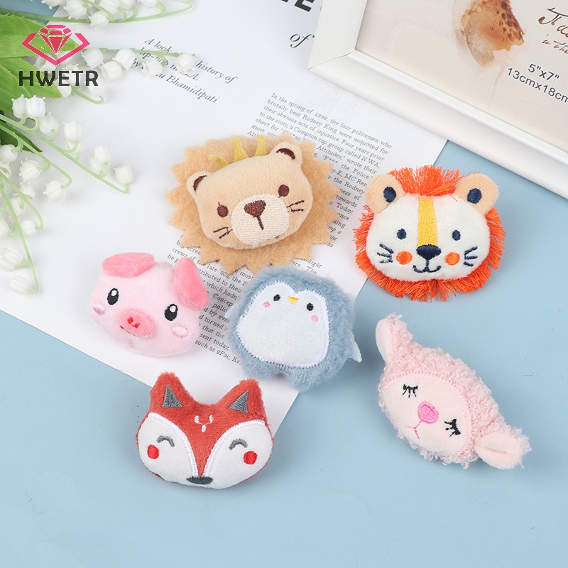 Ghim Cài Áo Hình Thú Nhồi Bông Đáng Yêu Mới