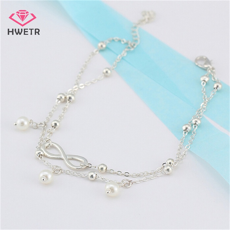 Lắc chân Hai Dây Xích Quyến Rũ Dành Cho Nữ Đi Biển Mới