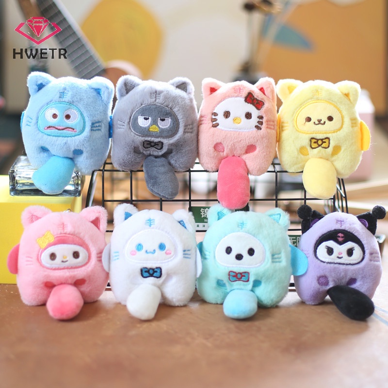 Hwtr Móc Khóa Hình kuromi cinnamoroll Nhồi Bông Đáng Yêu Mới
