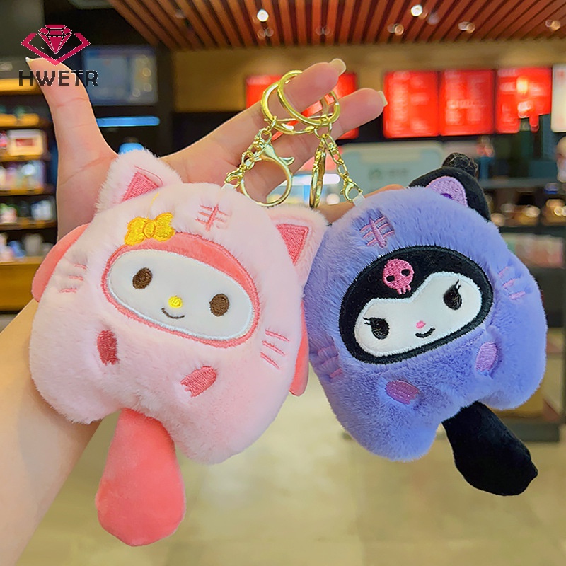 Hwtr Móc Khóa Hình kuromi cinnamoroll Nhồi Bông Đáng Yêu Mới