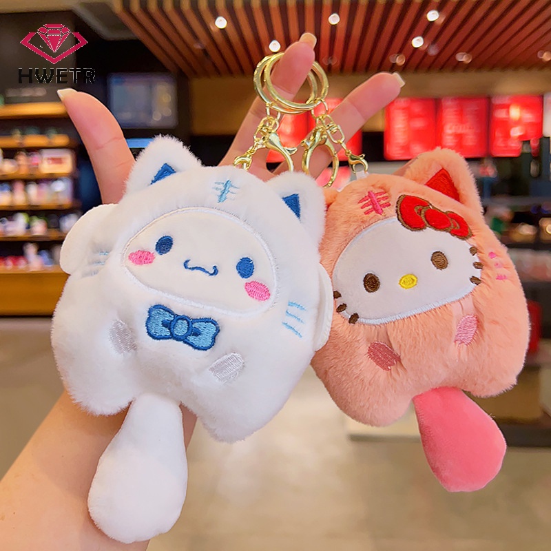 Hwtr Móc Khóa Hình kuromi cinnamoroll Nhồi Bông Đáng Yêu Mới