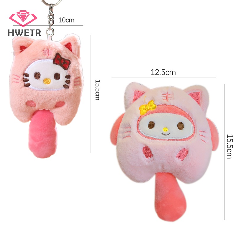 Hwtr Móc Khóa Hình kuromi cinnamoroll Nhồi Bông Đáng Yêu Mới