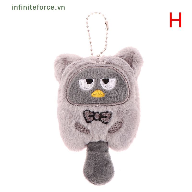 Sanrio Đồ chơi nhồi bông Hoạt Hình melody melody kuromi Mềm Mại Có Móc Khóa Trang Trí Xe Hơi / Ba Lô