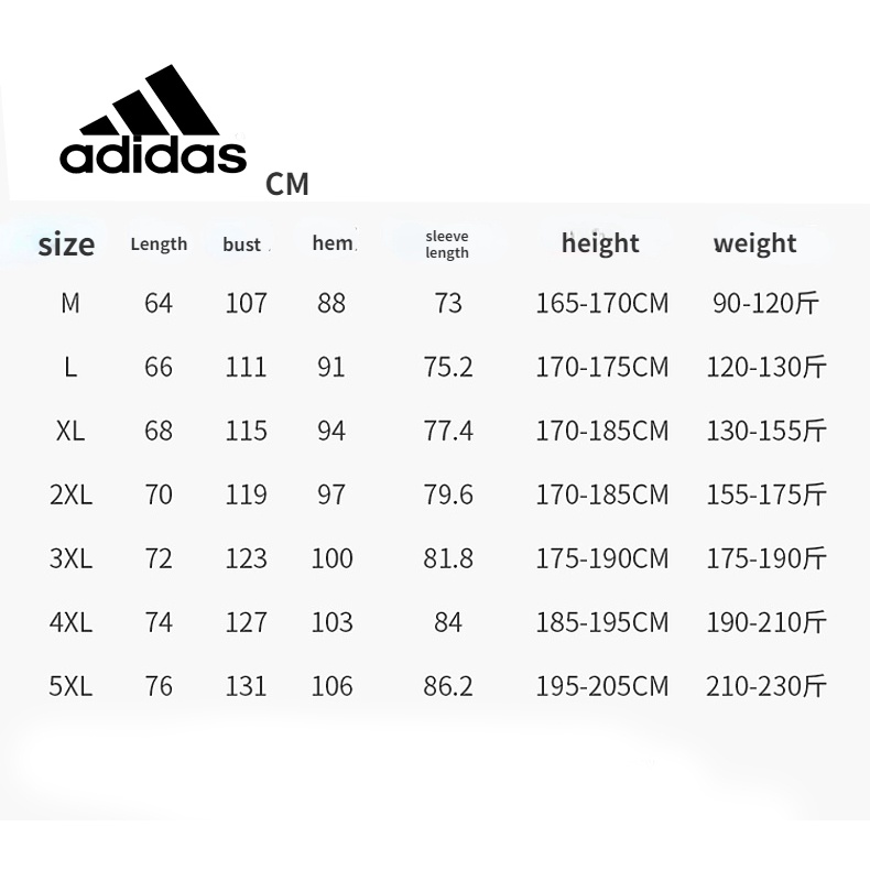 Áo Khoác Thể Thao adidas m-5xl Cổ Đứng Kẻ Sọc Thời Trang Xuân Thu Cho Nam