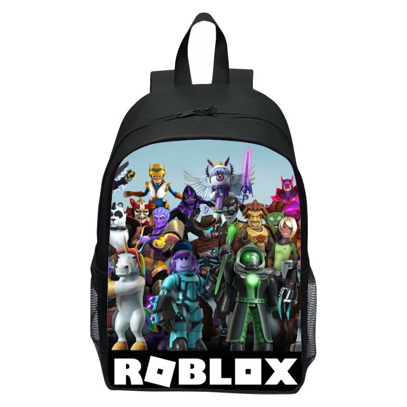 Ba Lô Đi Học Nhẹ In Họa Tiết ROBLOX 3D Hoạt Hình Thoải Mái Cho Bé