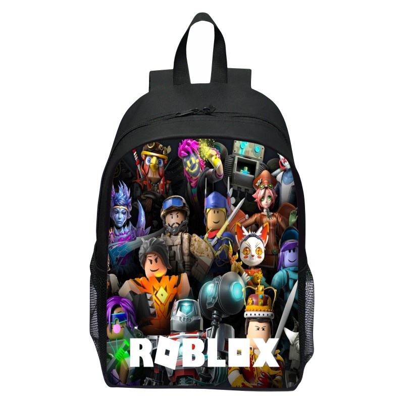 Ba Lô Đi Học Nhẹ In Họa Tiết ROBLOX 3D Hoạt Hình Thoải Mái Cho Bé