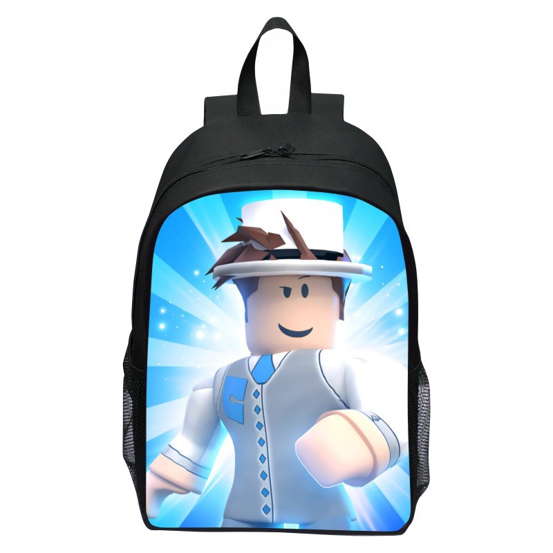 Ba Lô Đi Học Nhẹ In Họa Tiết ROBLOX 3D Hoạt Hình Thoải Mái Cho Bé