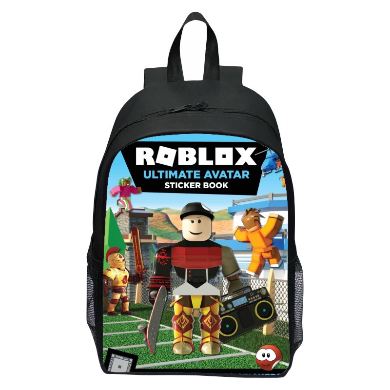 Ba Lô Đi Học Nhẹ In Họa Tiết ROBLOX 3D Hoạt Hình Thoải Mái Cho Bé