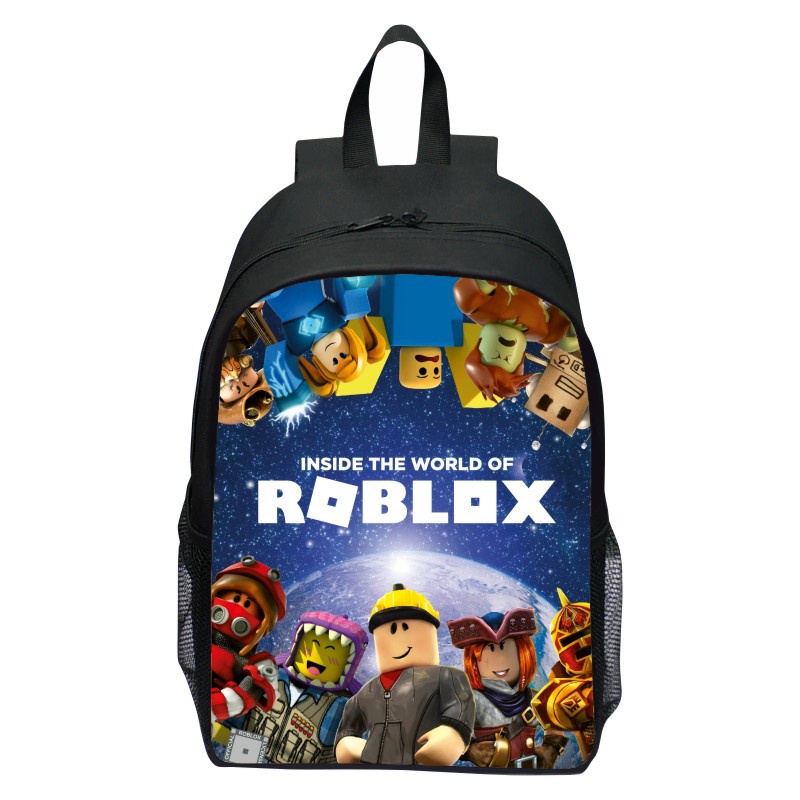 Ba Lô Đi Học Nhẹ In Họa Tiết ROBLOX 3D Hoạt Hình Thoải Mái Cho Bé