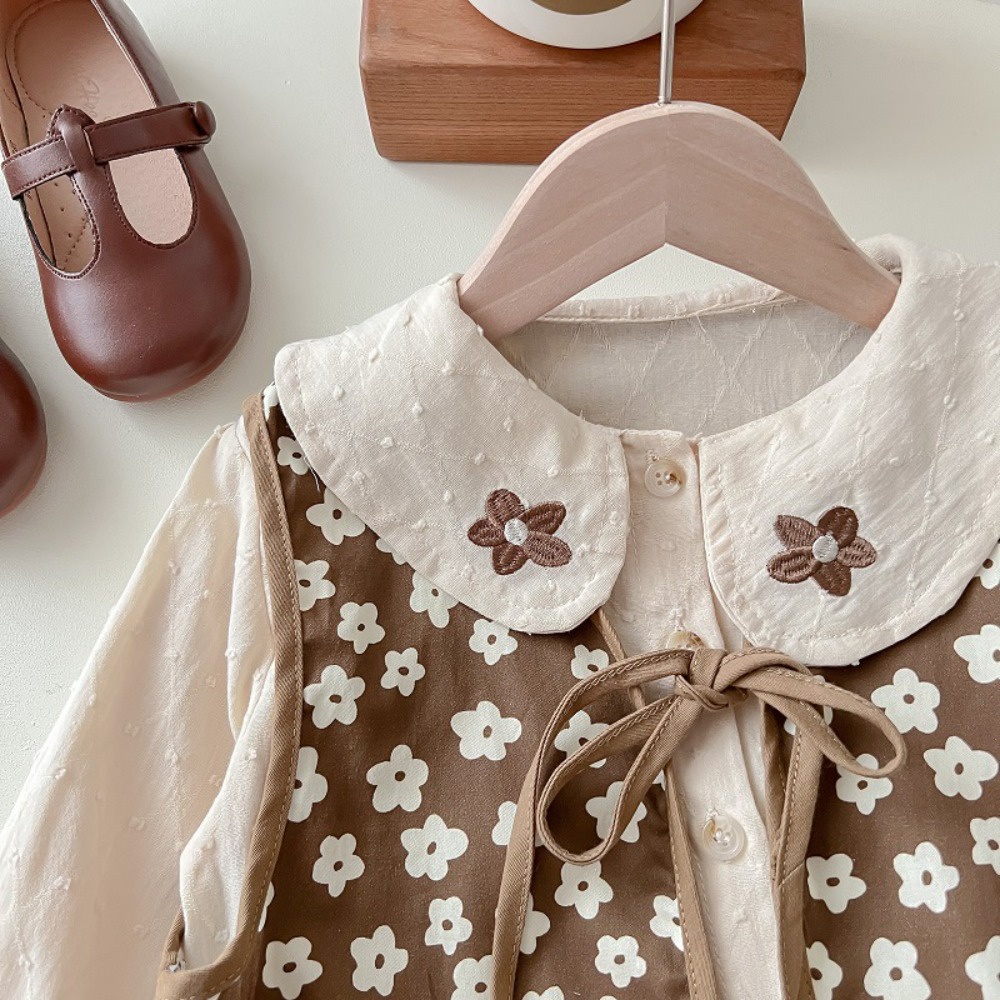 Set Đồ Thời Trang Ba Món Bằng Vải cotton Dành Cho Bé Gái