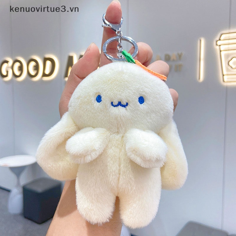 1 Móc Khóa Thỏ Nhồi Bông Hoạt Hình Đáng Yêu 14cm