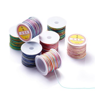St.kunkka cuộn dây làm trang sức 30m 72 sợi nhuộm màu gradient 0.8mm