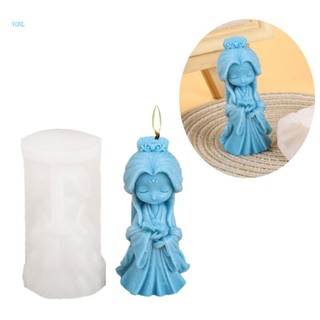 Khuôn silicone Làm Nến Họa Tiết Hình Học 3d diy