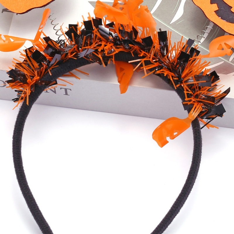 Băng Đô Hóa Trang halloween Hình Bí Ngô Cười