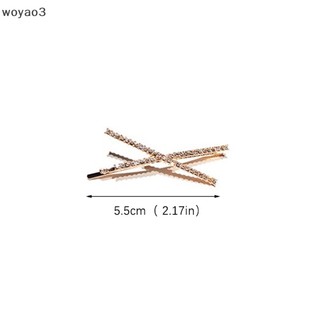 Set 2 Kẹp Tóc Đính Đá Pha Lê Đơn Giản Cho Cô Dâu