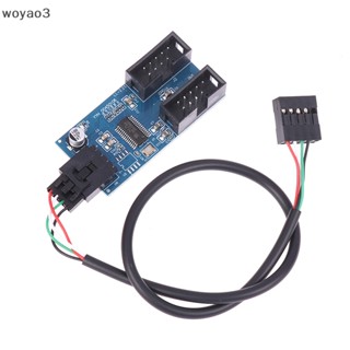 1 Bộ Chia Cổng usb 2.0 9 pin Sang 2 Cổng Nối Dài Tiện Dụng