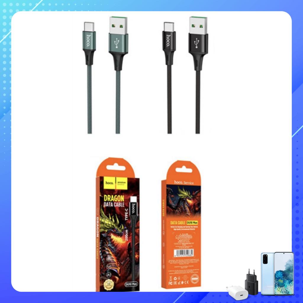 Cáp sạc nhanh Hoco DU10 2.4A. Type C dài 2m