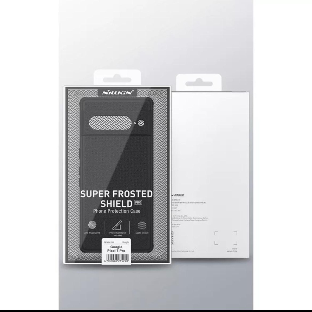 Ốp Lưng Google Pixel 7 Pro Chính Hãng Nillkin Nhựa Sần lưng PC cứng, viền TPU chống sốc