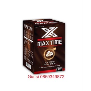 Viên bổ thận hàu biển MAXTIME - Tinh chất hàu biển ,ba kích - bổ thận nam Max time tăng cường chức năng sinh lý nam giới