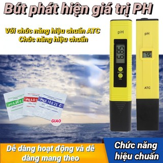 LAMJAD Bút Kiểm Tra Độ PH LCD Cầm Tay Máy,Đo Độ Axit PH Bộ Lọc TDS EC Máy Kiểm Tra Nhiệt
