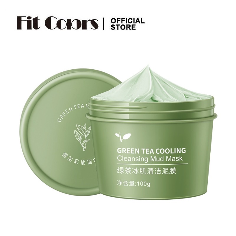 Mặt Nạ Trà Xanh Làm Sạch Sâu Kiểm Soát Dầu Thu Nhỏ Lỗ Chân Lông Loại Bỏ Mụn Đầu Đen Thành Phần Tự Nhiên