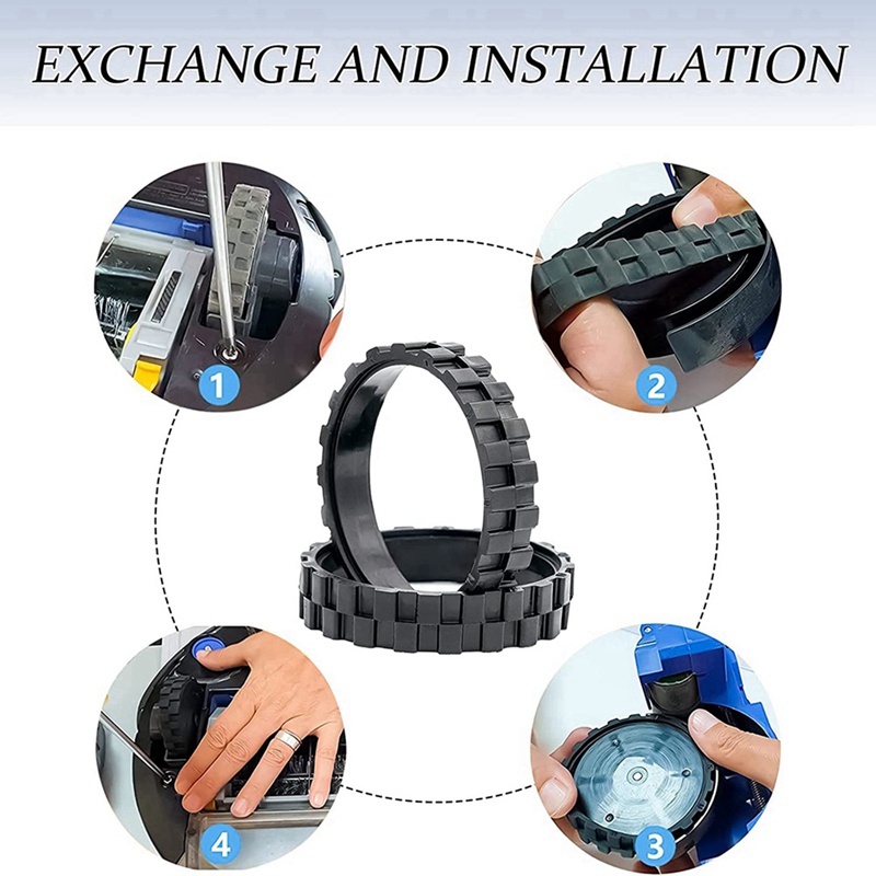 Bộ 12 Bánh Xe Cho Xe HơiIrobot Roombai 7 7 plus 5 6 7000 600 700 600 7