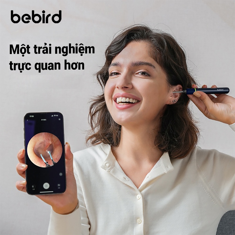 Dụng Cụ Lấy Ráy Tai Bebird Note 5 / Note 5 Pro - Hàng Chính Hãng - Bảo Hành 12 Tháng