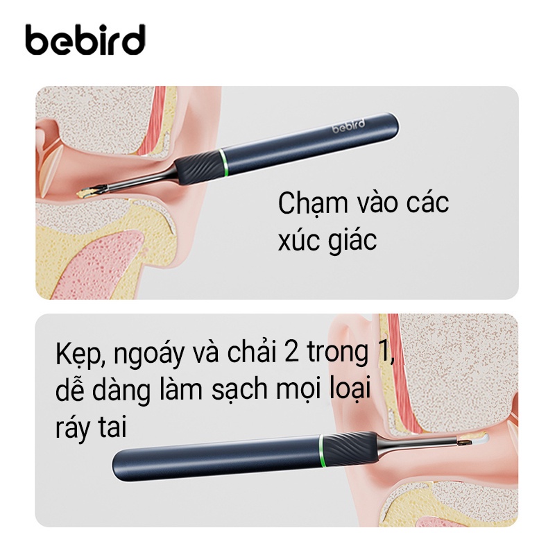 Dụng Cụ Lấy Ráy Tai Bebird Note 5 / Note 5 Pro - Hàng Chính Hãng - Bảo Hành 12 Tháng