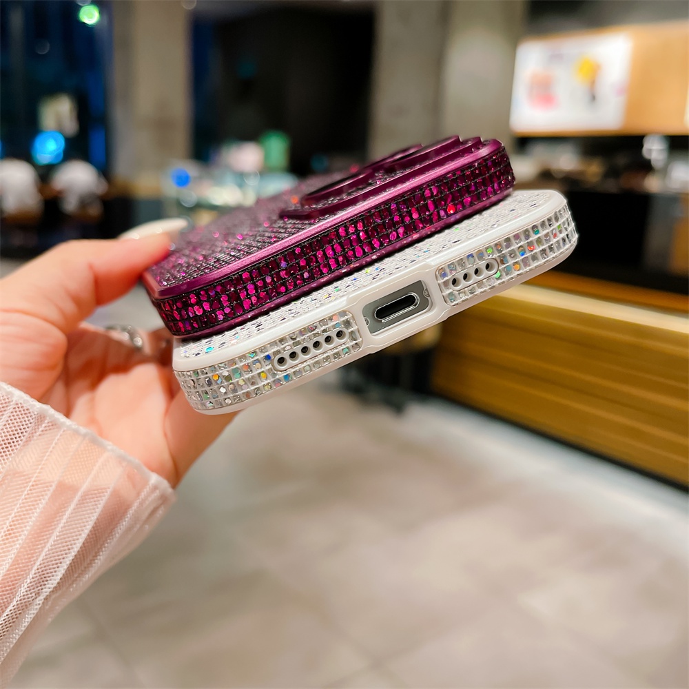 Ốp Điện Thoại tpu Kim Cương Lấp Lánh Thời Trang Cho iphone 14 15promax iphone 14 13 12 pro max 13promax