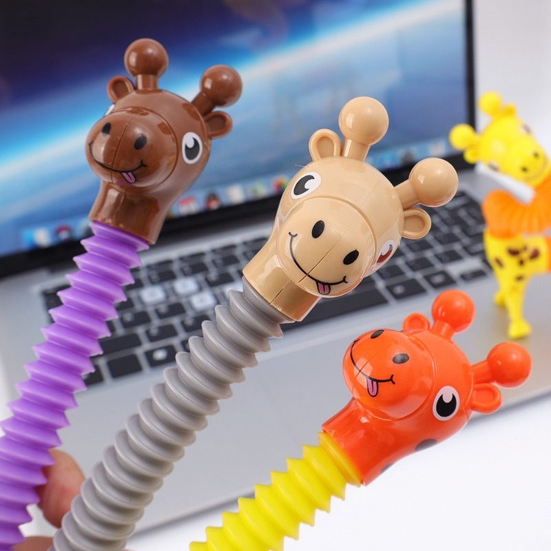 Mới Đồ Chơi Nắn Bóp Đàn Hồi Giảm stress Hình Hươu Cao Cổ
