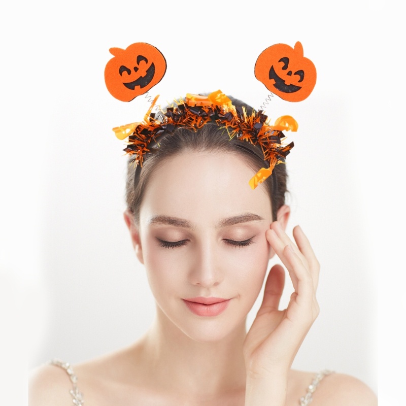 Băng Đô Hóa Trang halloween Hình Bí Ngô Cười