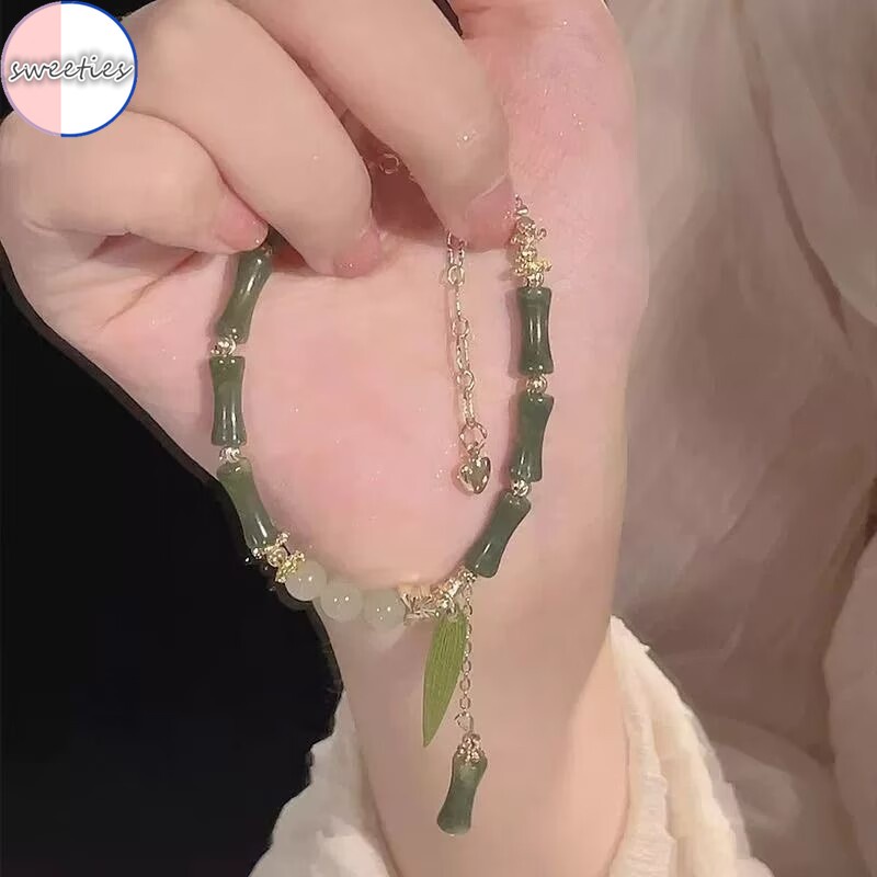 Vòng Tay Thắt Nút Bằng Tre Phong Cách Trung Hoa Cổ Điển Thời Trang Cho Nữ