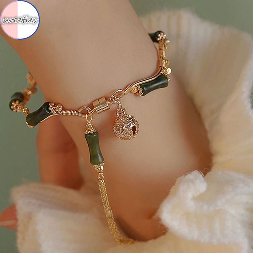 Vòng Tay Thắt Nút Bằng Tre Phong Cách Trung Hoa Cổ Điển Thời Trang Cho Nữ