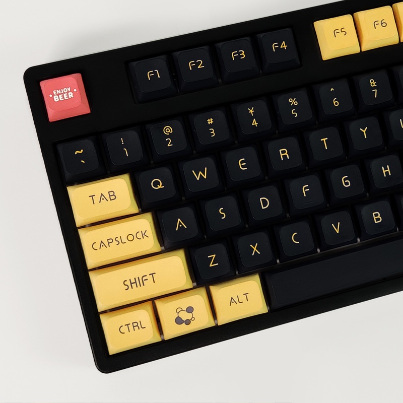 Beer Keycap XDA Profile Bàn Phím Cơ 134 Nút Bấm Thay Thế Cho Máy Pha Chế Bia / Bàn Phím