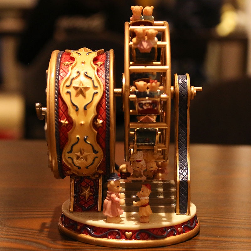 Hộp Nhạc Vòng Đu Quay Phát Nhạc Sáng Tạo Làm Quà Tặng Sinh Nhật Bạn Gái / Bạn Gái / Bạn Gái