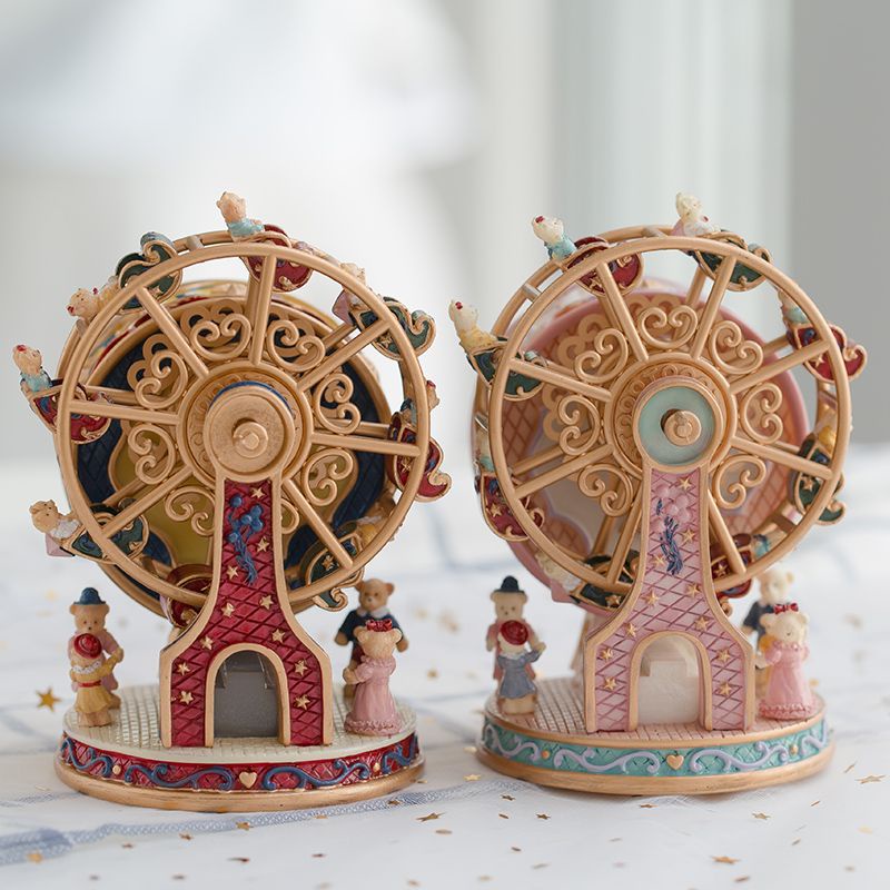 Hộp Nhạc Vòng Đu Quay Phát Nhạc Sáng Tạo Làm Quà Tặng Sinh Nhật Bạn Gái / Bạn Gái / Bạn Gái