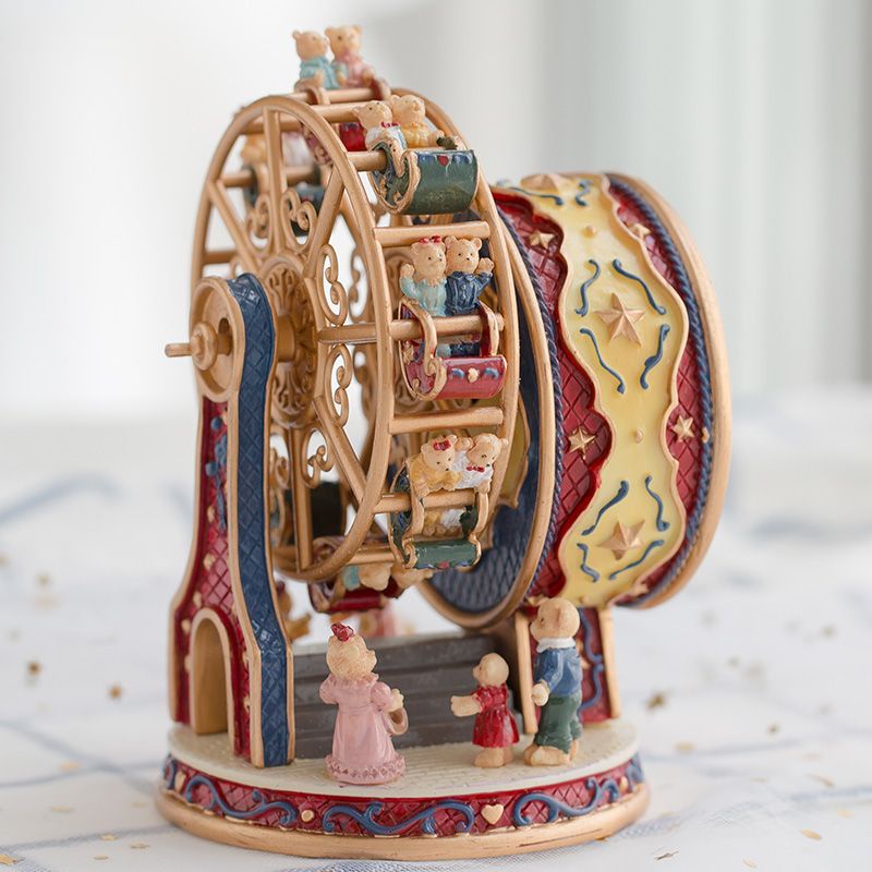 Hộp Nhạc Vòng Đu Quay Phát Nhạc Sáng Tạo Làm Quà Tặng Sinh Nhật Bạn Gái / Bạn Gái / Bạn Gái