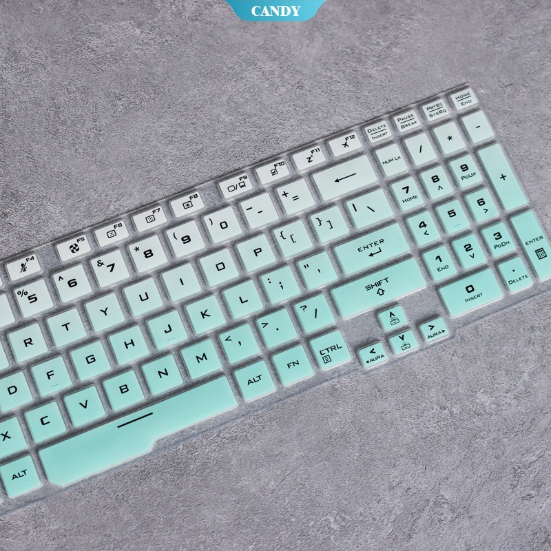 For Asus TUF Gaming A15 A17 F15 F17 FX506 FA506 FX507 FA507 15.6 Inch Full Range Laptop Silicone Protective Case Transparent Protective Leather Keyboard Cover  8IPW